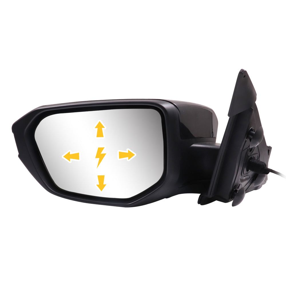 Side Mirror for Honda Civic 2016-2021 Sedan with Power Glass Manual Fold Non-heated 3PIN View Mirror