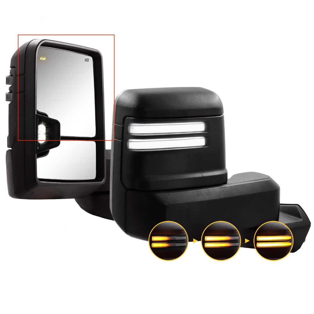 Upper Mirror on the Left Side for 2019-2024 Chevy Silverado