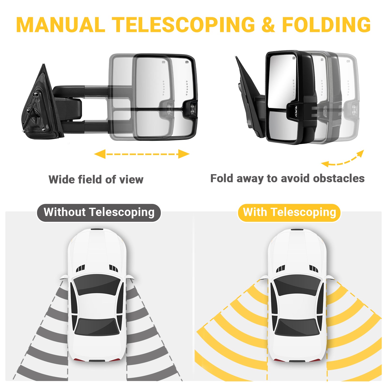 New-Design-Custom-Extendable-Telescopic-Towing-Mirror-for-2014-2019-CHEVY-Silverado-GMC-Sierra-paint-black-manual-telescoping-folding