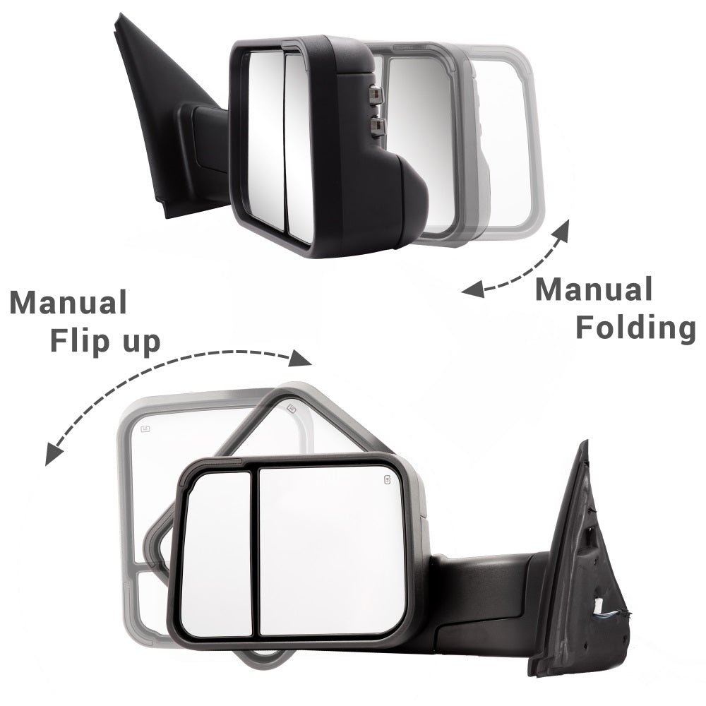 Sanooer-2002-2008-Dodge-RAM-1500-2500-3500-Basic-Custom-Telescopic-Towing-Mirror-85B02-S-manual-telescopic-folding