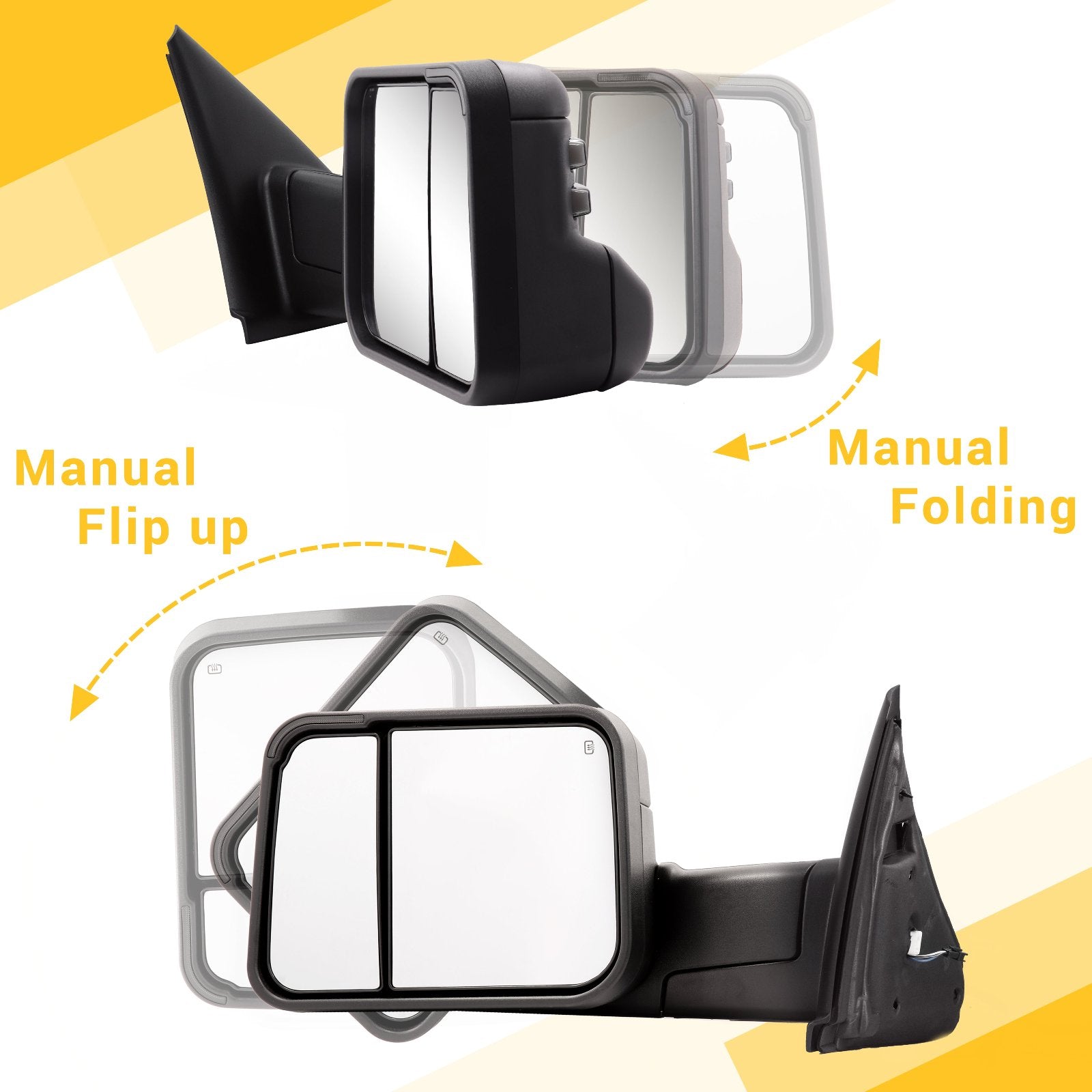 Sanooer-2002-2008-Dodge-Ram-1500-2003-2009-Dodge-Ram-2500-3500-Towing-Mirrors-Strip-Light-SDB-manual-flip-up-folding