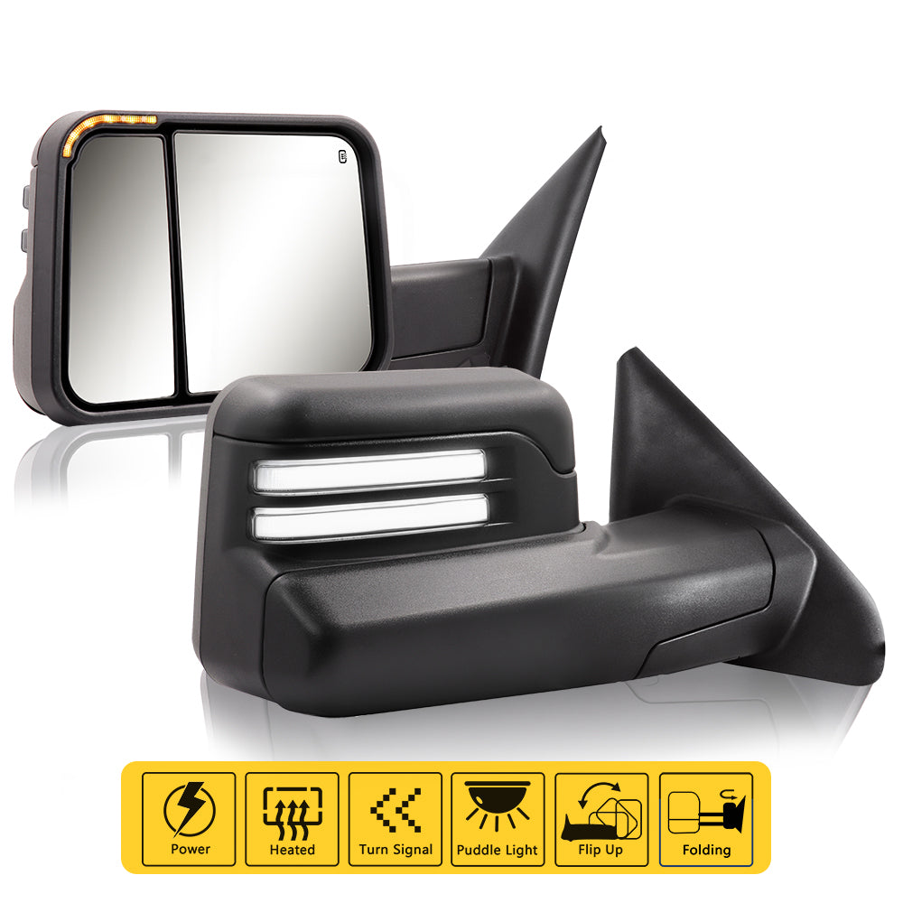 Sanooer-2002-2008-Dodge-Ram-1500-2500-3500-Switchback-Towing-Mirrors-Multifunction-Pair-85B02-SDB-features