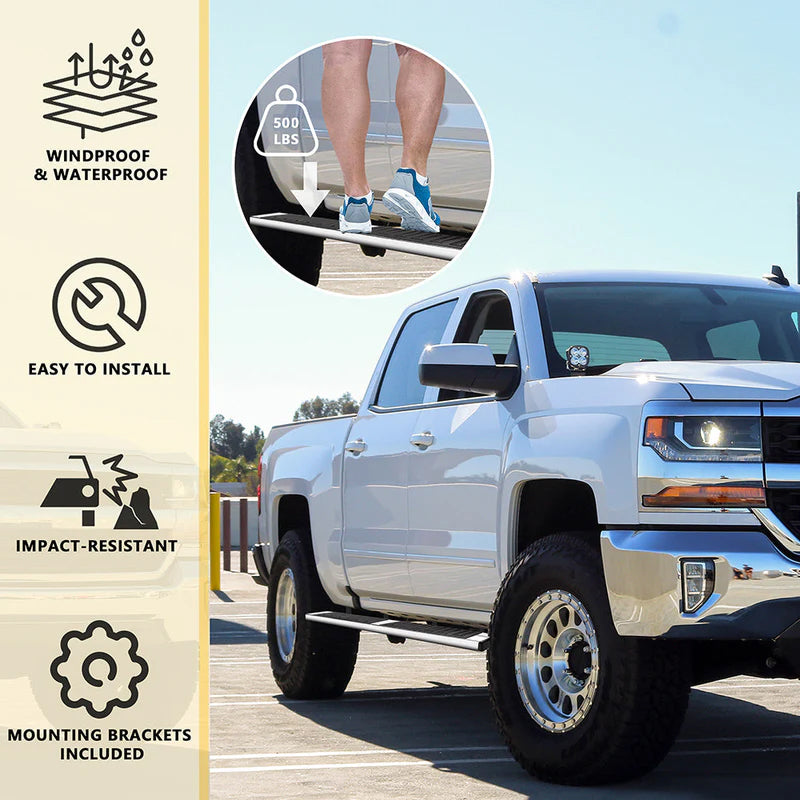 Sanooer-2007-2018-Silverado-Sierra-1500-Crew-Cab-Side-Step-Bars-Running-Boards-features