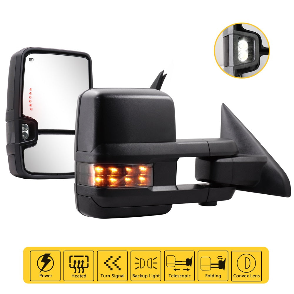 Sanooer-2009-2018-Dodge-RAM-1500-2500-3500-GM-Style-Custom-Telescopic-Towing-Mirrors-8909-S-features