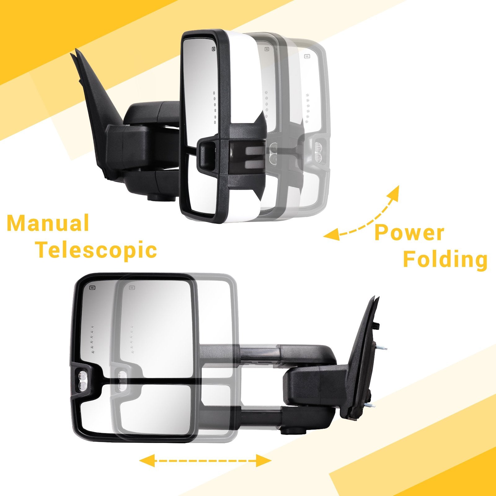 Sanooer-2009-2018-Dodge-Ram-1500-2500-3500-Basic-Towing-Mirrors-Extendable-Telescopic-Multifunction-Smoke-Lens-8909-S-size