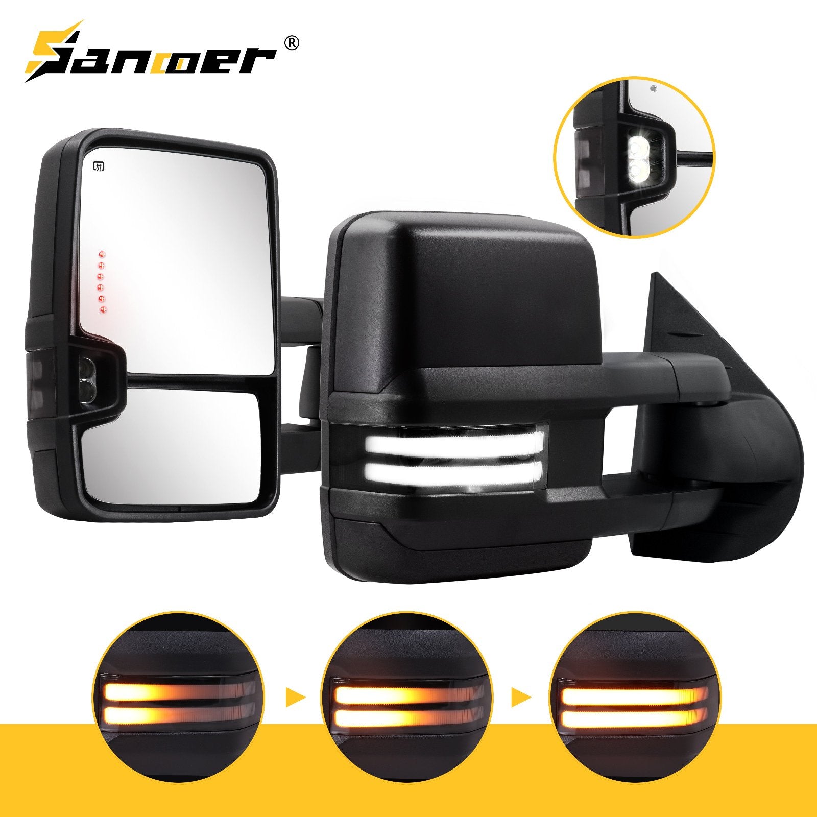 Sanooer-Switchback-Towing-Mirror-2007-New-body-2013-Chevy-Silverado-GMC-Sierra-textured-black-stripe-light