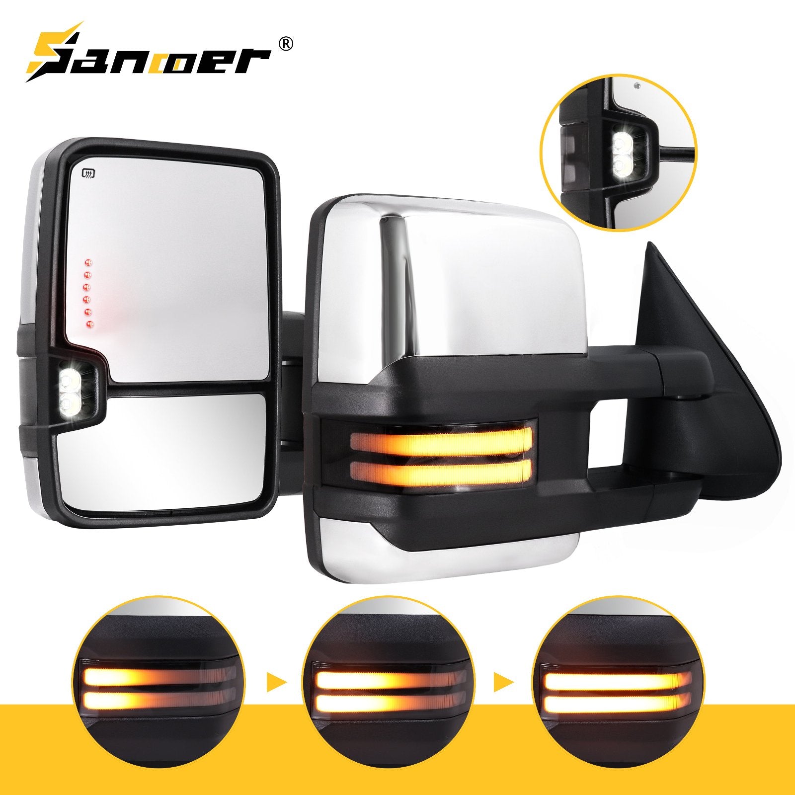 Sanooer-Switchback-Towing-Mirrors-2003-2007-Classic-Chevy-Silverado-GMC-Sierra-chrome-strip-light-SDB