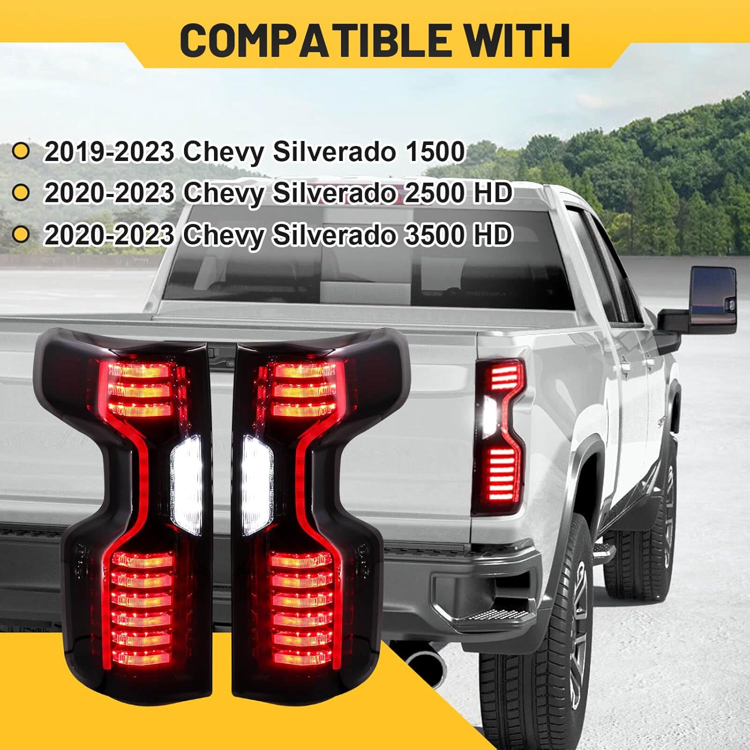 Sanooer-Tail-Light-for-Silverado-1500-2500HD-3500HD-2019-2023-Turn-Signal-Light-Running-Light-Smoke-Lens-compatible