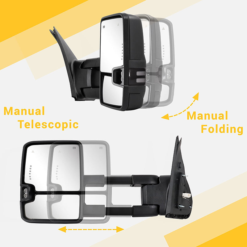 Sanooer-2007-2021-Toyota-Tundra-Multifunction-Pair-Set-Switchback-Towing-Mirrors-manual-telescopic-folding